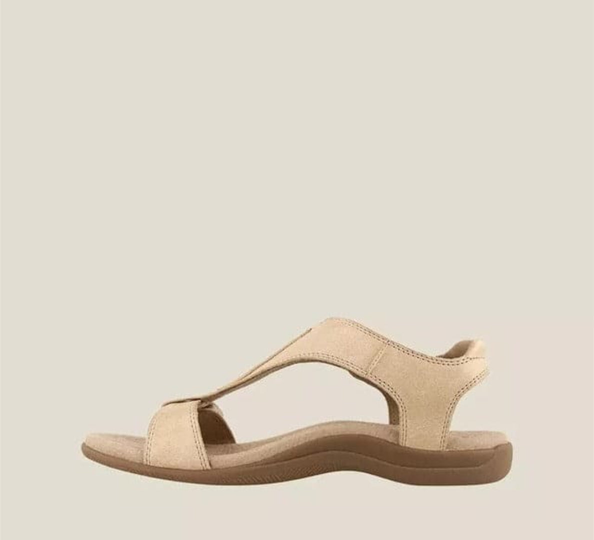 T-strap sandals with adjustable closure