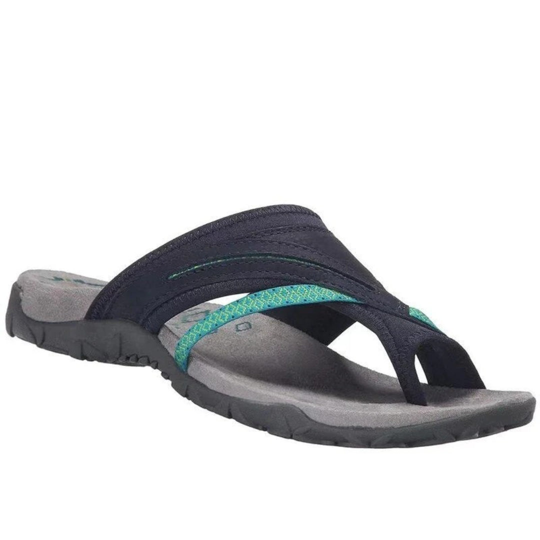 Slip-on open-toe sandals
