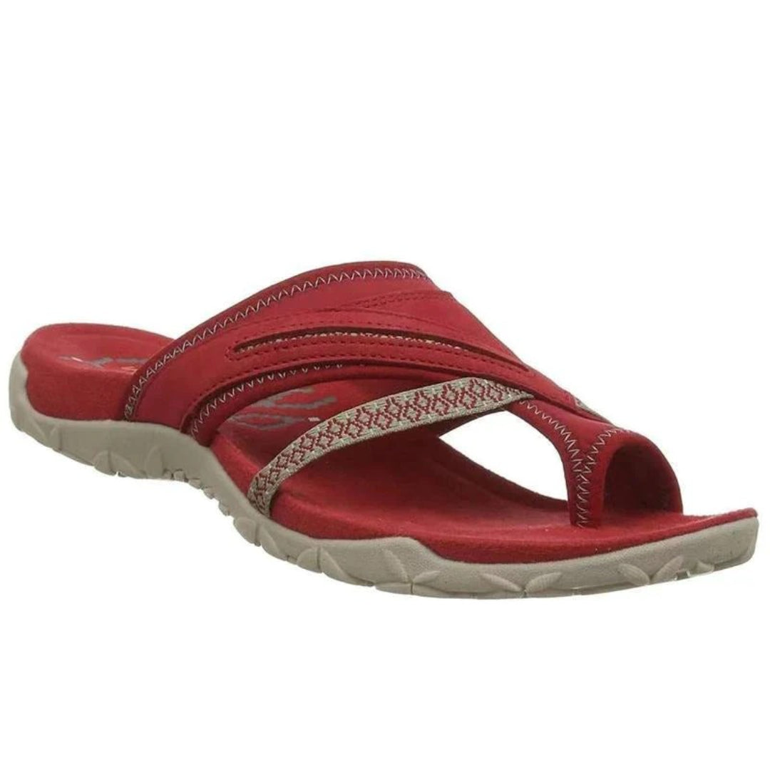 Slip-on open-toe sandals